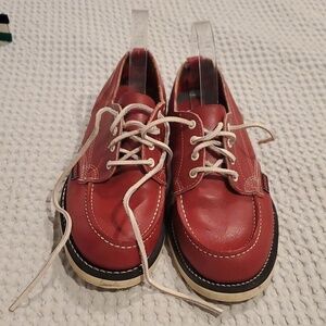 Sebago boat dockside dock Oxfords 7.5 Red (#1)